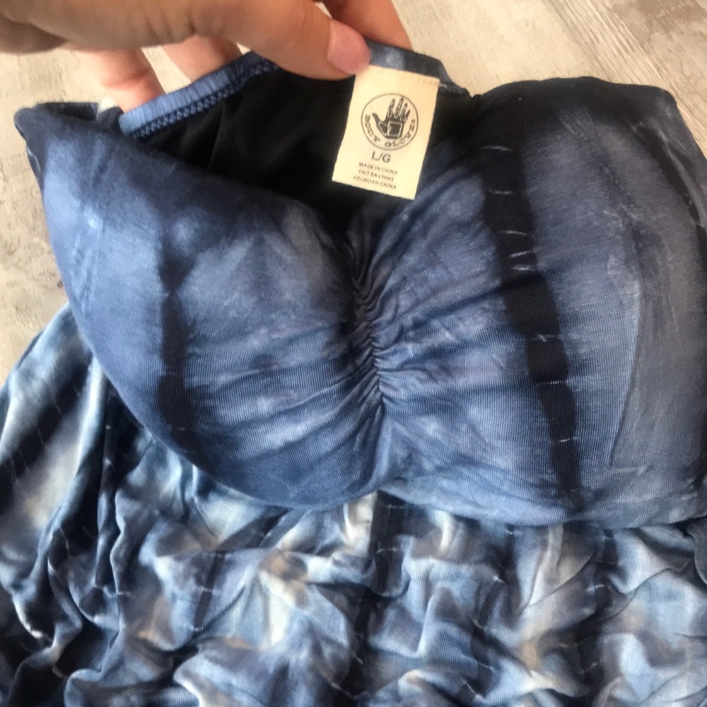 Body Glove (L) - tide dye high/low dress